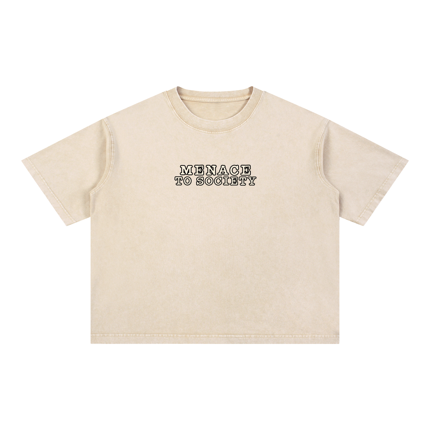 Menace To Society - Mineral Boxy Oversized Tee