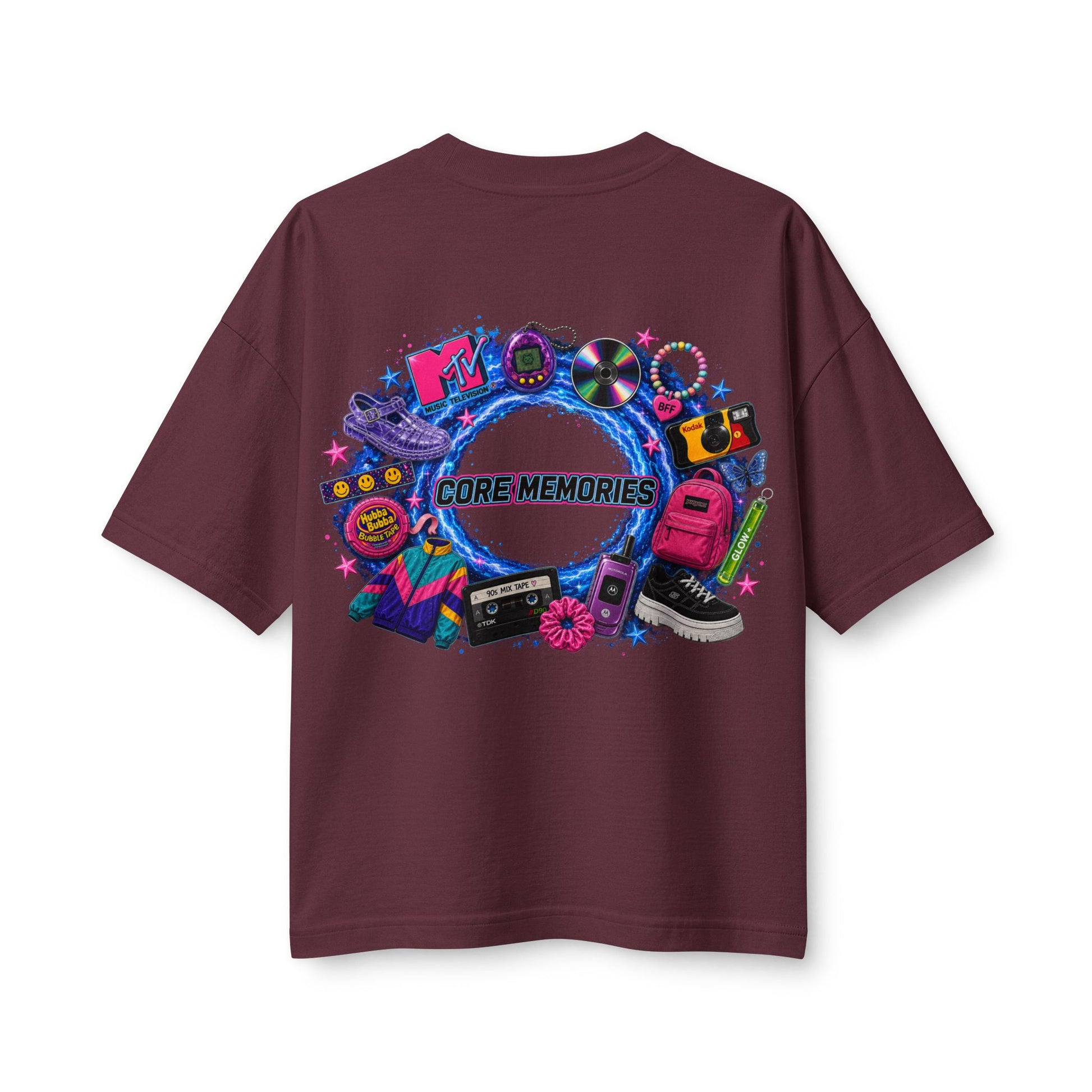 90s Retro Tee — '90s Babe' Front & 'Core Memories' Nostalgia Graphic Women's T-Shirt