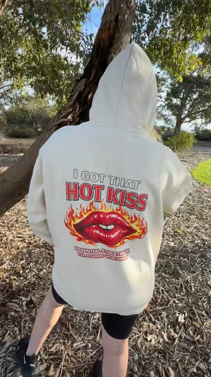Hot Kiss Graphic Oversized Hoodie