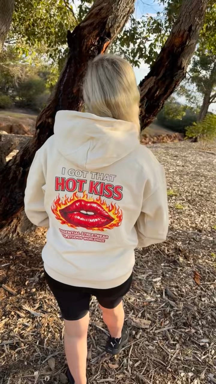 Hot Kiss Graphic Oversized Hoodie