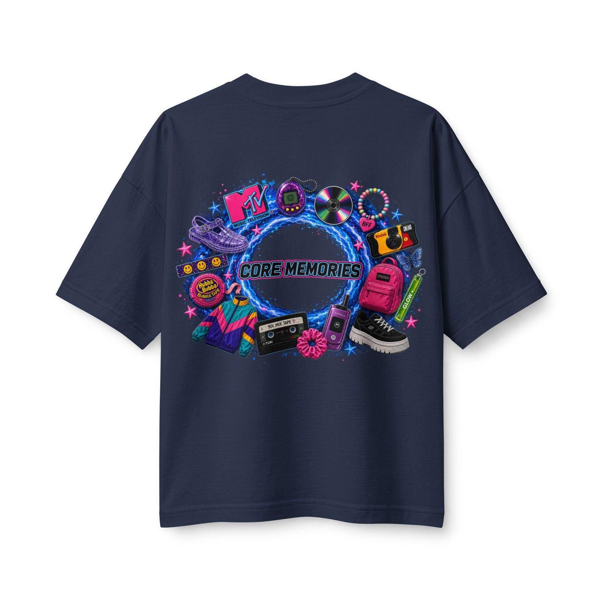 90s Retro Tee — '90s Babe' Front & 'Core Memories' Nostalgia Graphic Women's T-Shirt