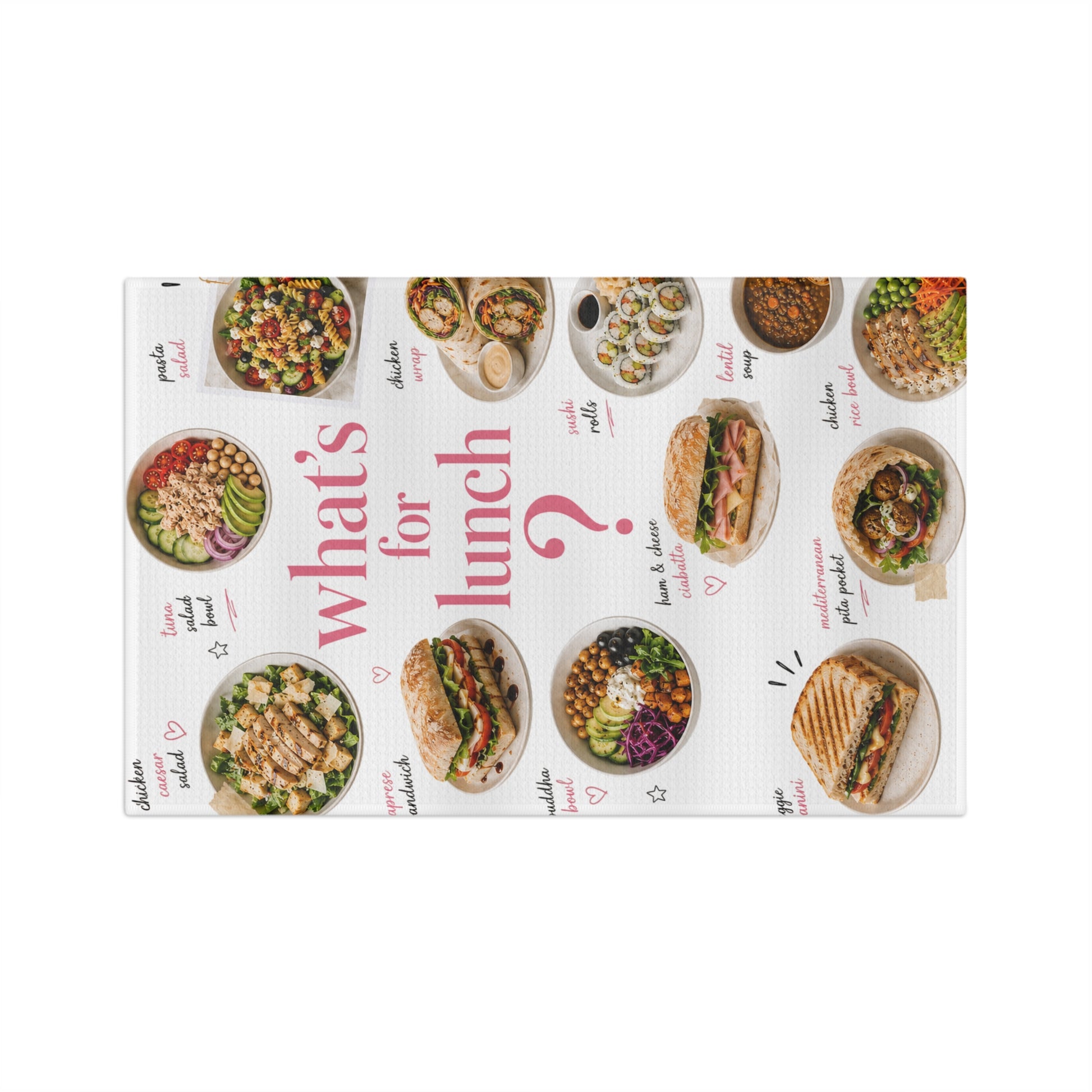 What’s for Lunch? Kitchen Tea Towel