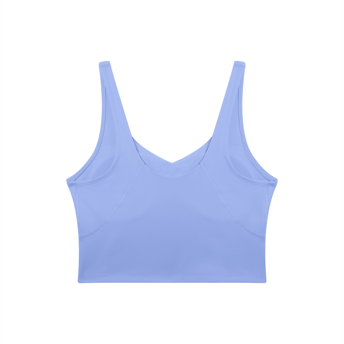 Ocean Baby V-neck yoga sports bra with wave design, view 2