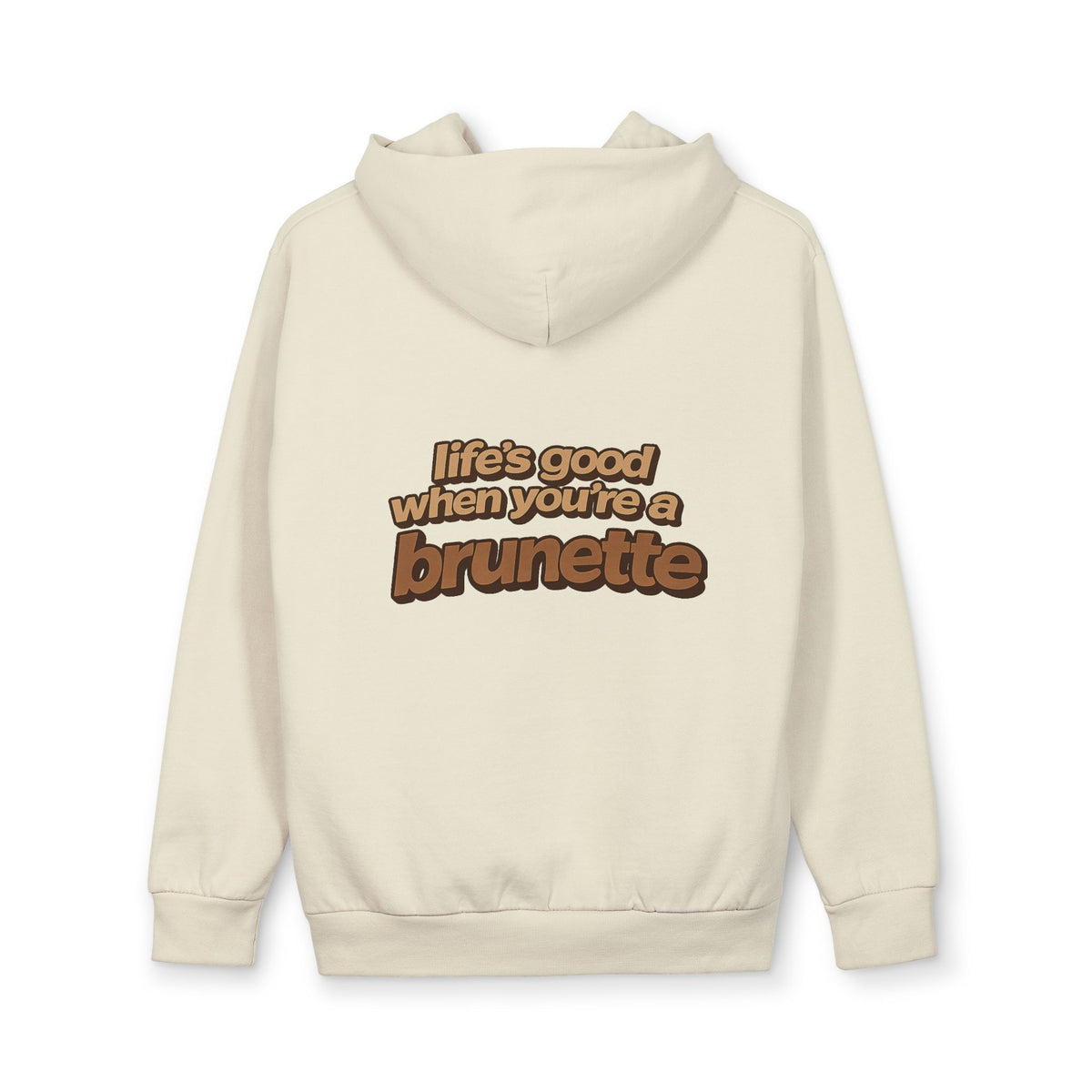 Life’s Good When You’re a Brunette Hoodie | Premium Oversized Hoodie, alternate view 5