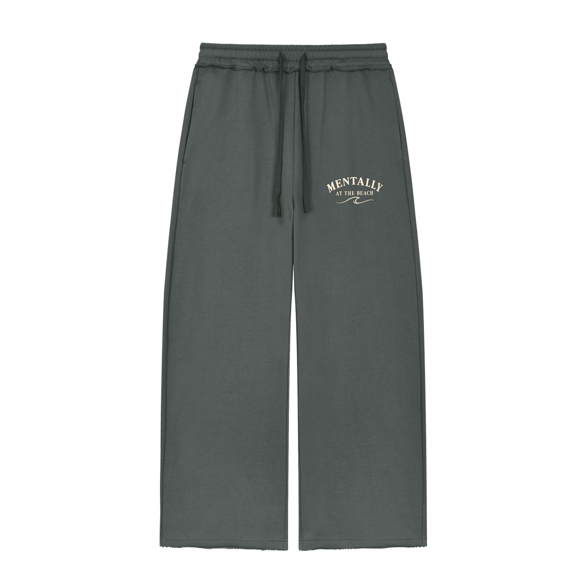 Mentally at the Beach-  Wide Leg Sweatpants