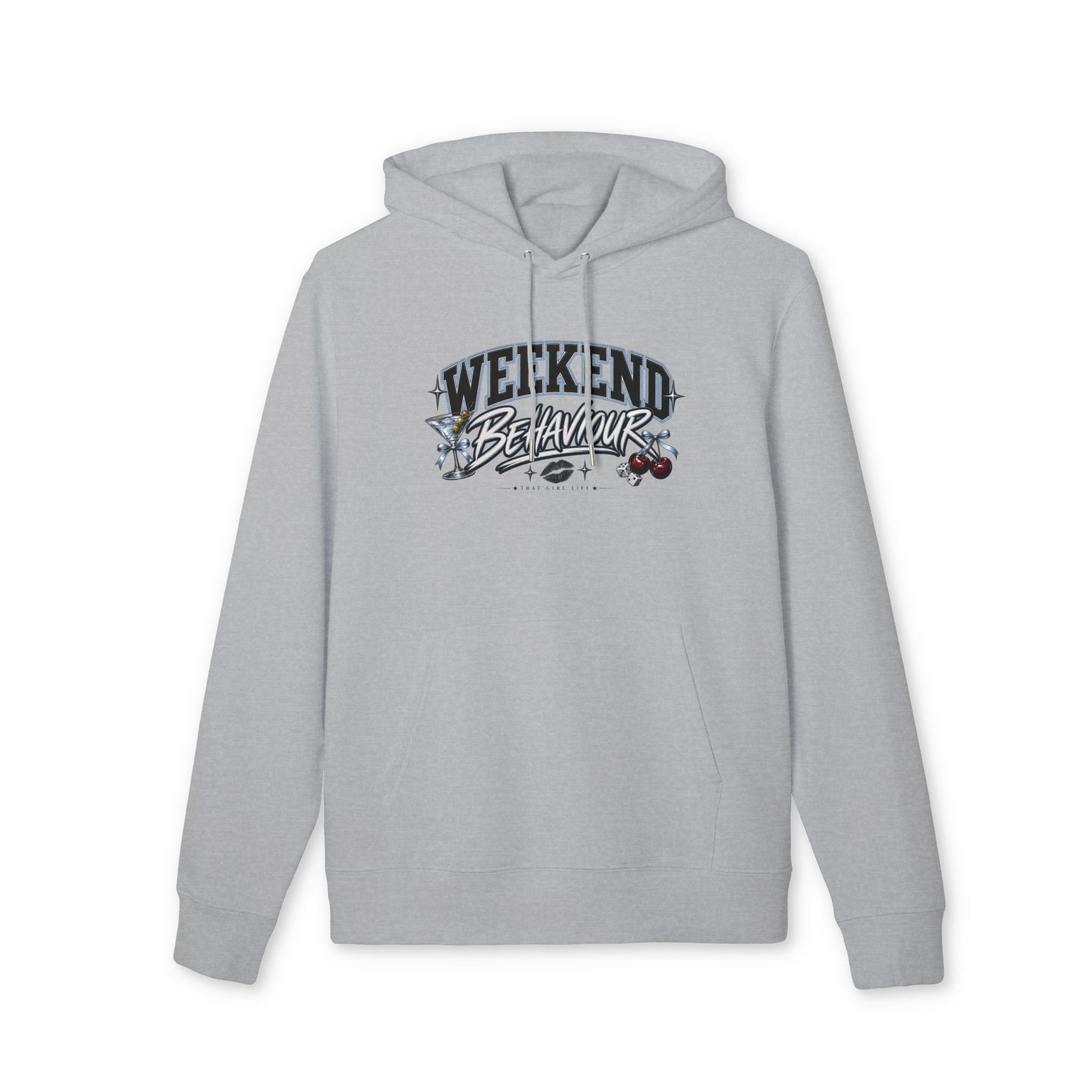 Weekend Behavior- Vibes Hoodie — Casual Graphic Pullover