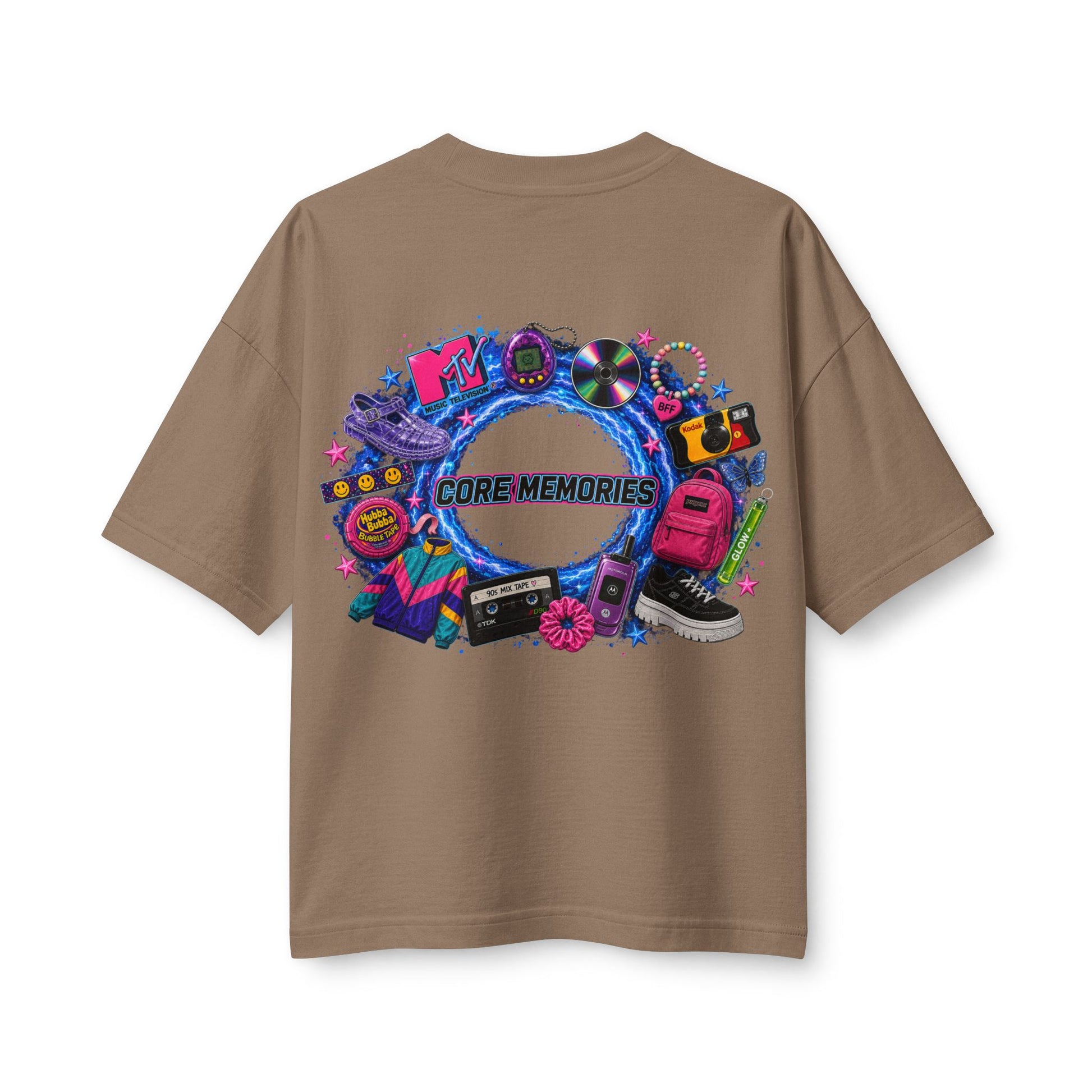 90s Retro Tee — '90s Babe' Front & 'Core Memories' Nostalgia Graphic Women's T-Shirt