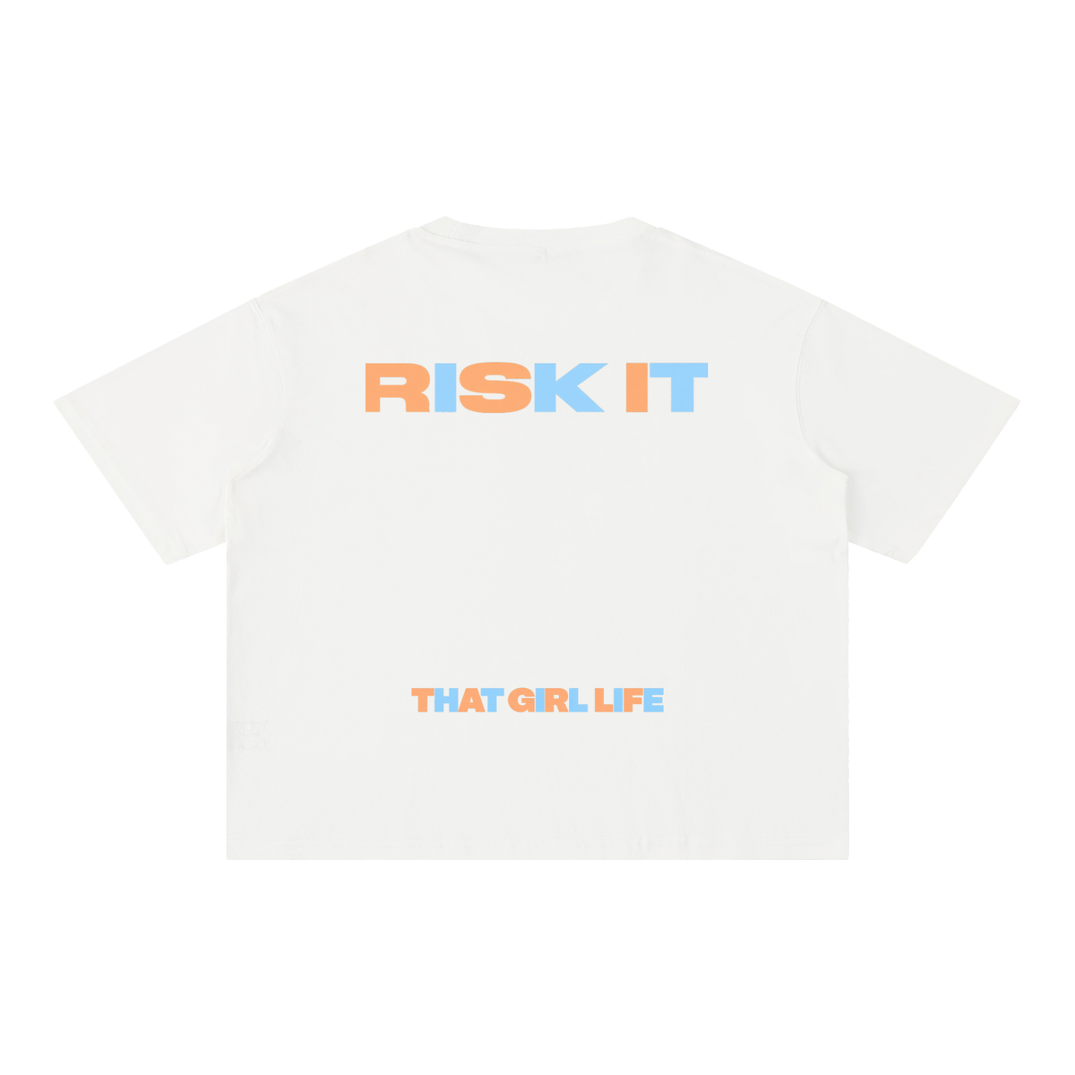 Life’s Too Short Risk It  -  Boxy Cotton T-Shirt
