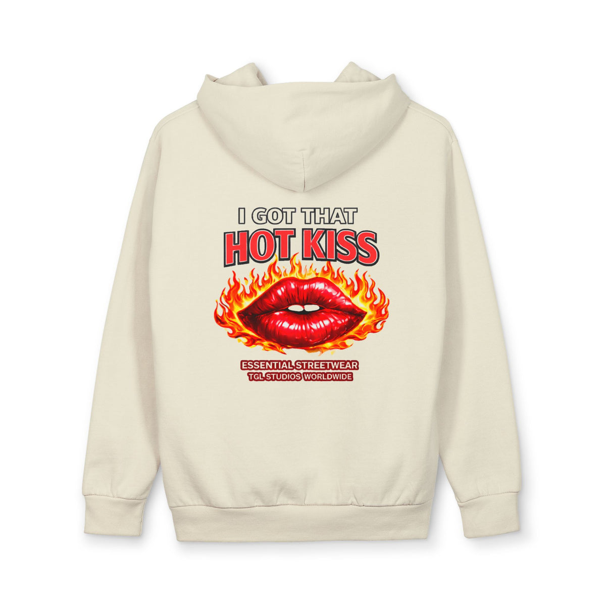 Hot Kiss Graphic Oversized Hoodie, view 3