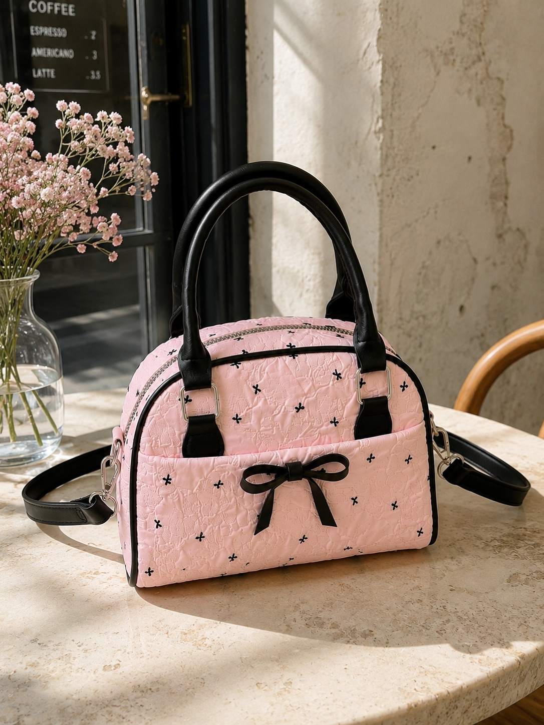 Coquette Bow Crossbody Bag
