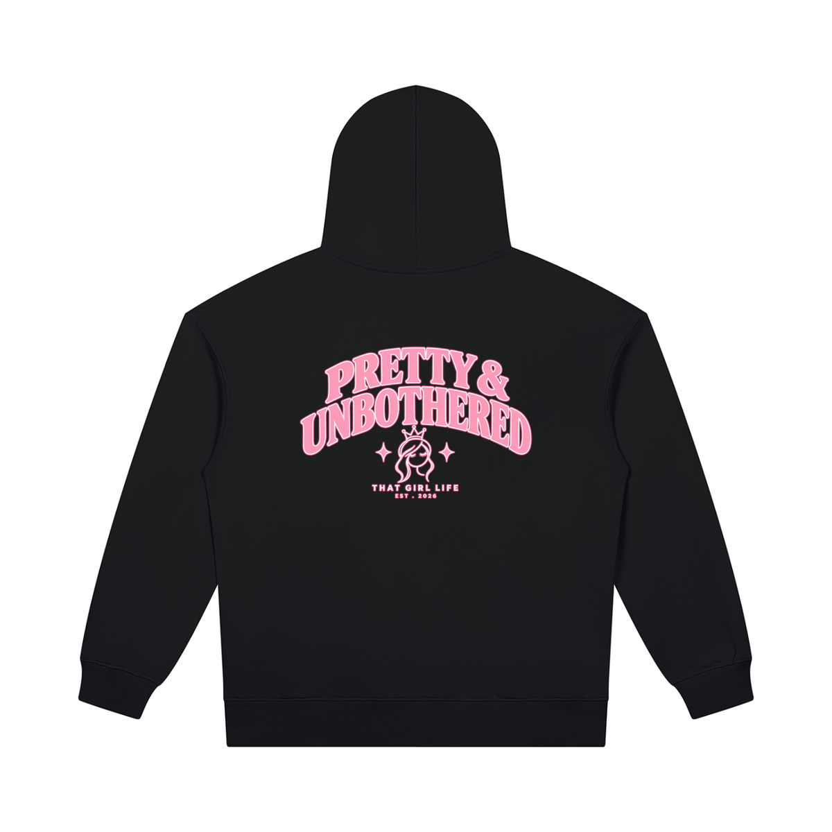 Pretty & Unbothered - Oversized Hoodie