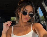 Diamond Glow Rhinestone Sunglasses