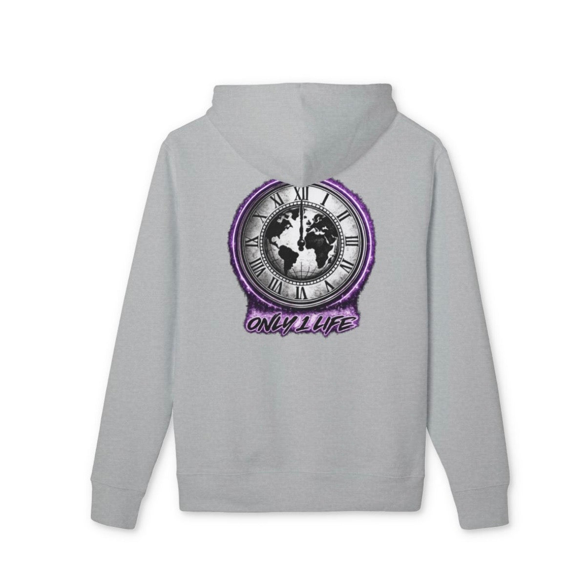 Only 1 Life Vintage Clock Hoodie, alternate view 24