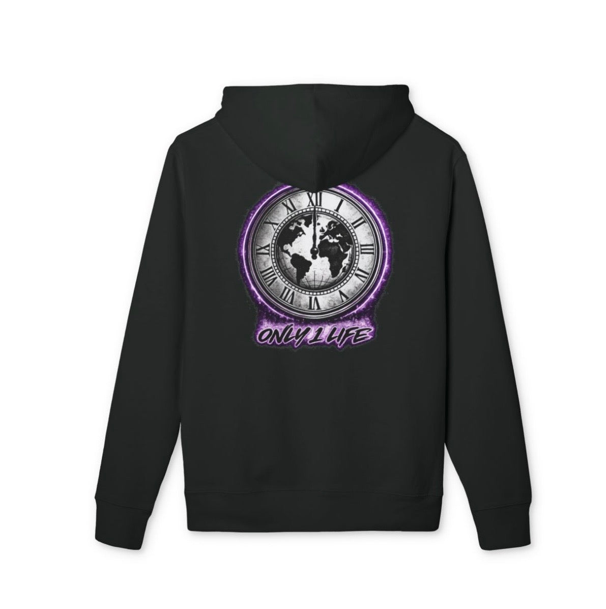 Only 1 Life Vintage Clock Hoodie, view 14