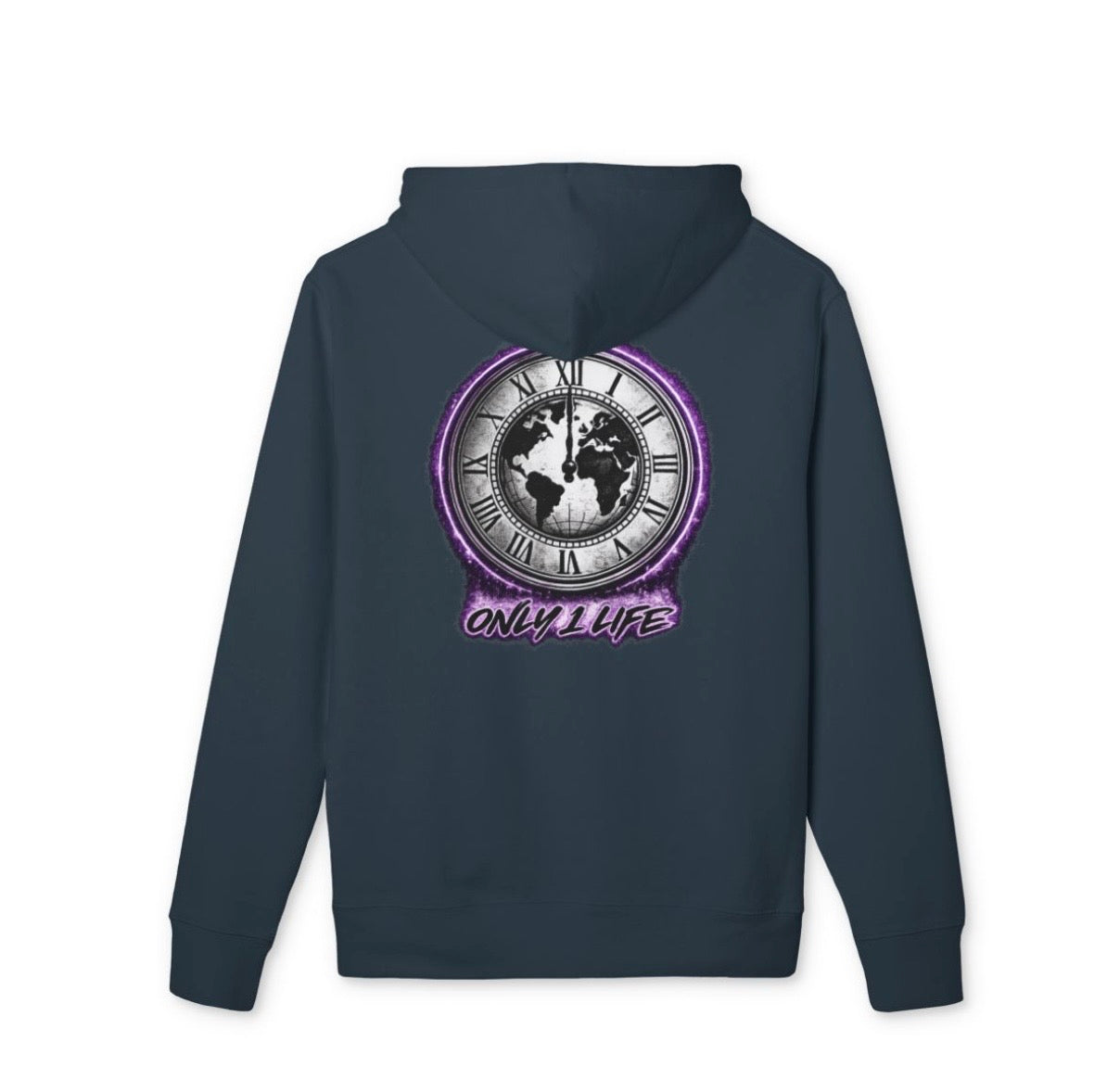 Only 1 Life Vintage Clock Hoodie, view 20