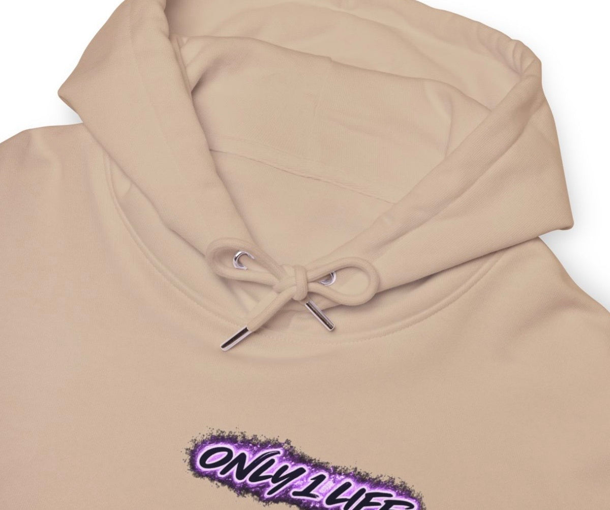 Only 1 Life Vintage Clock Hoodie, view 9