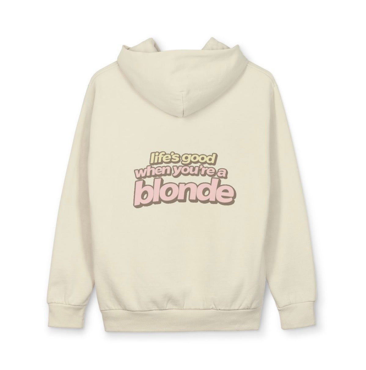 Life’s Good When You’re a Blonde Hoodie | Premium Oversized Hoodie, alternate view 7