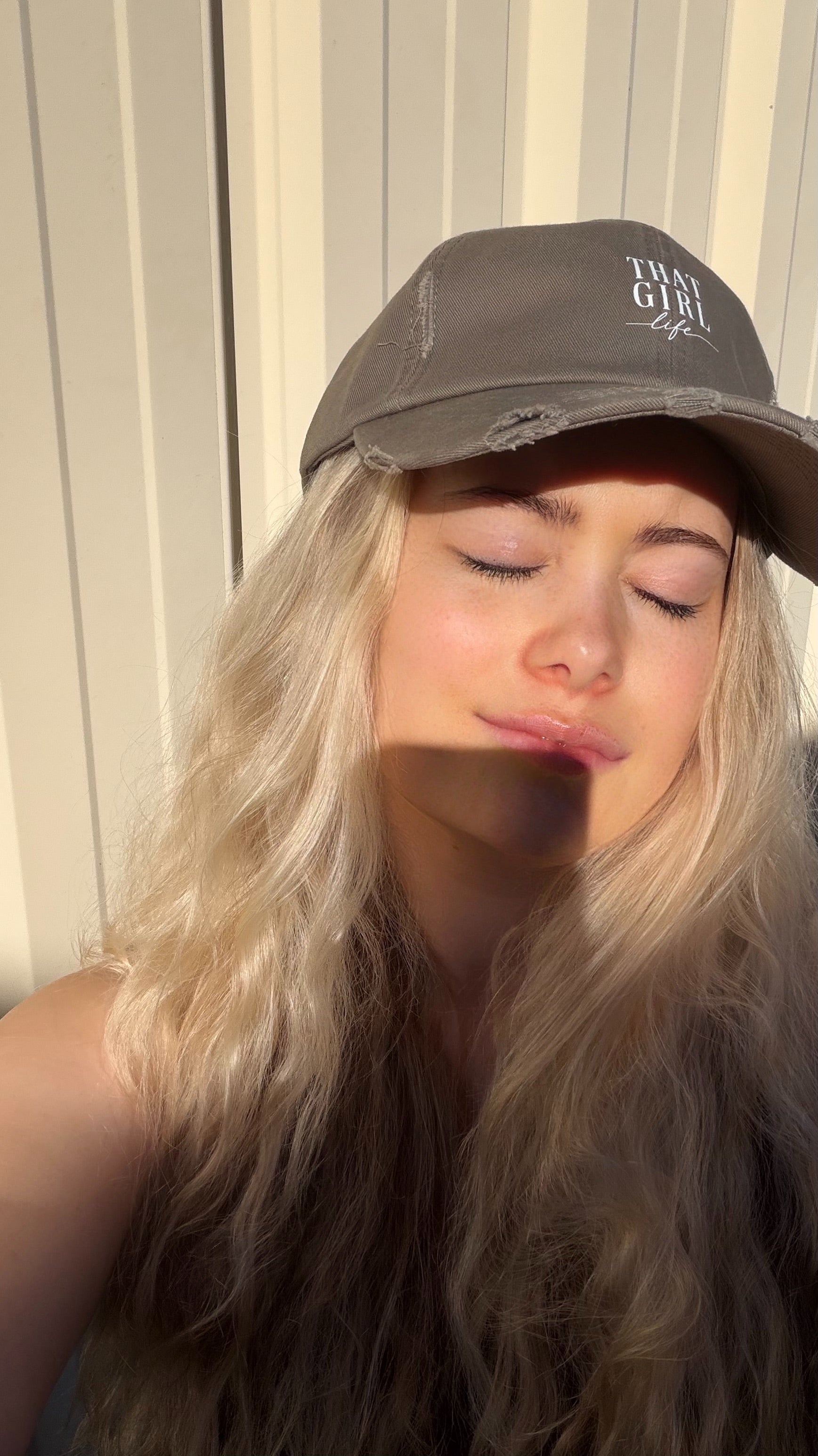 That Girl Life -  Distressed Cap