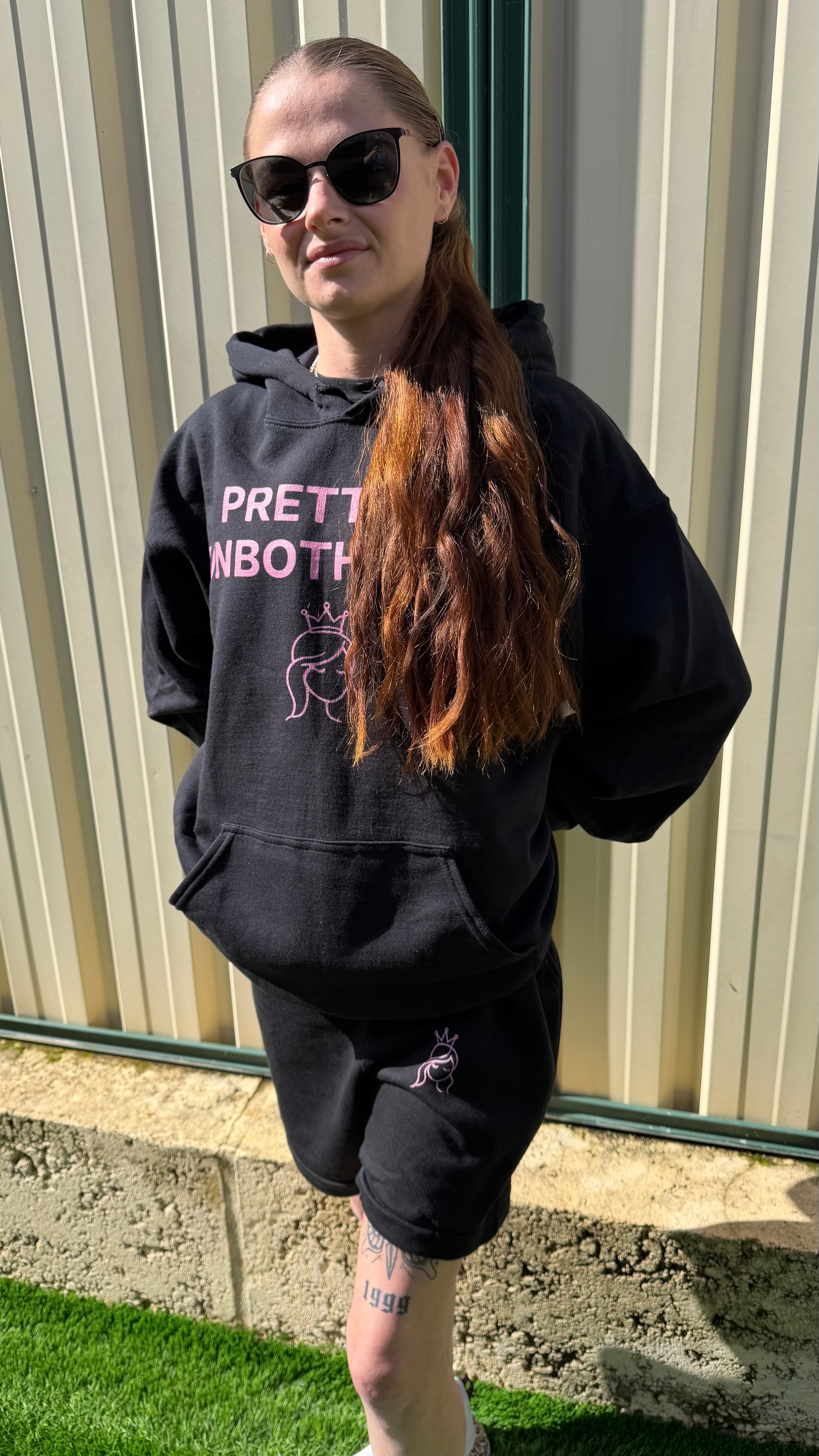 Pretty & Unbothered Lounge Set – Shorts Edition