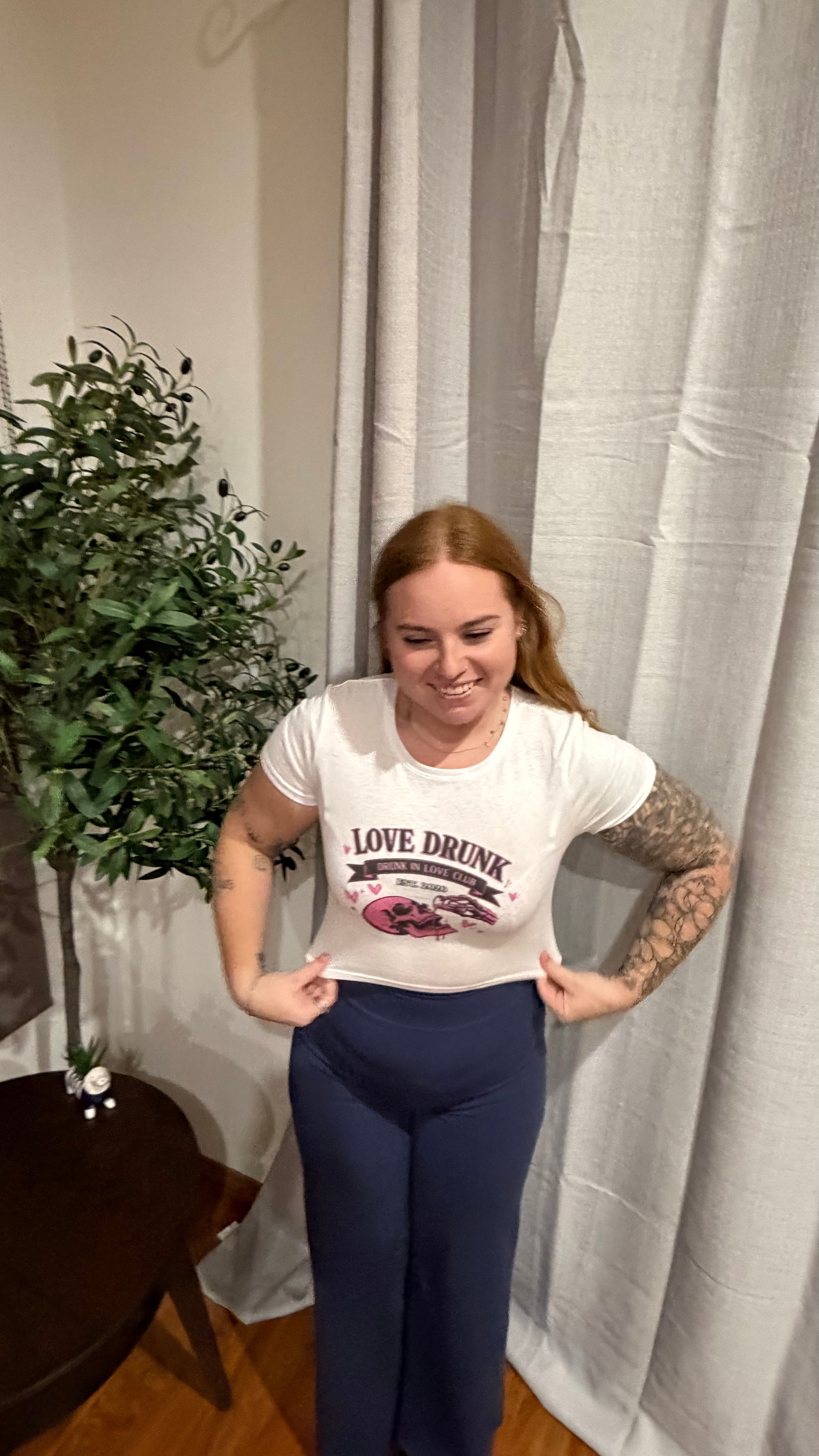 Love Drunk Baby Tee – That Girl Club Edition