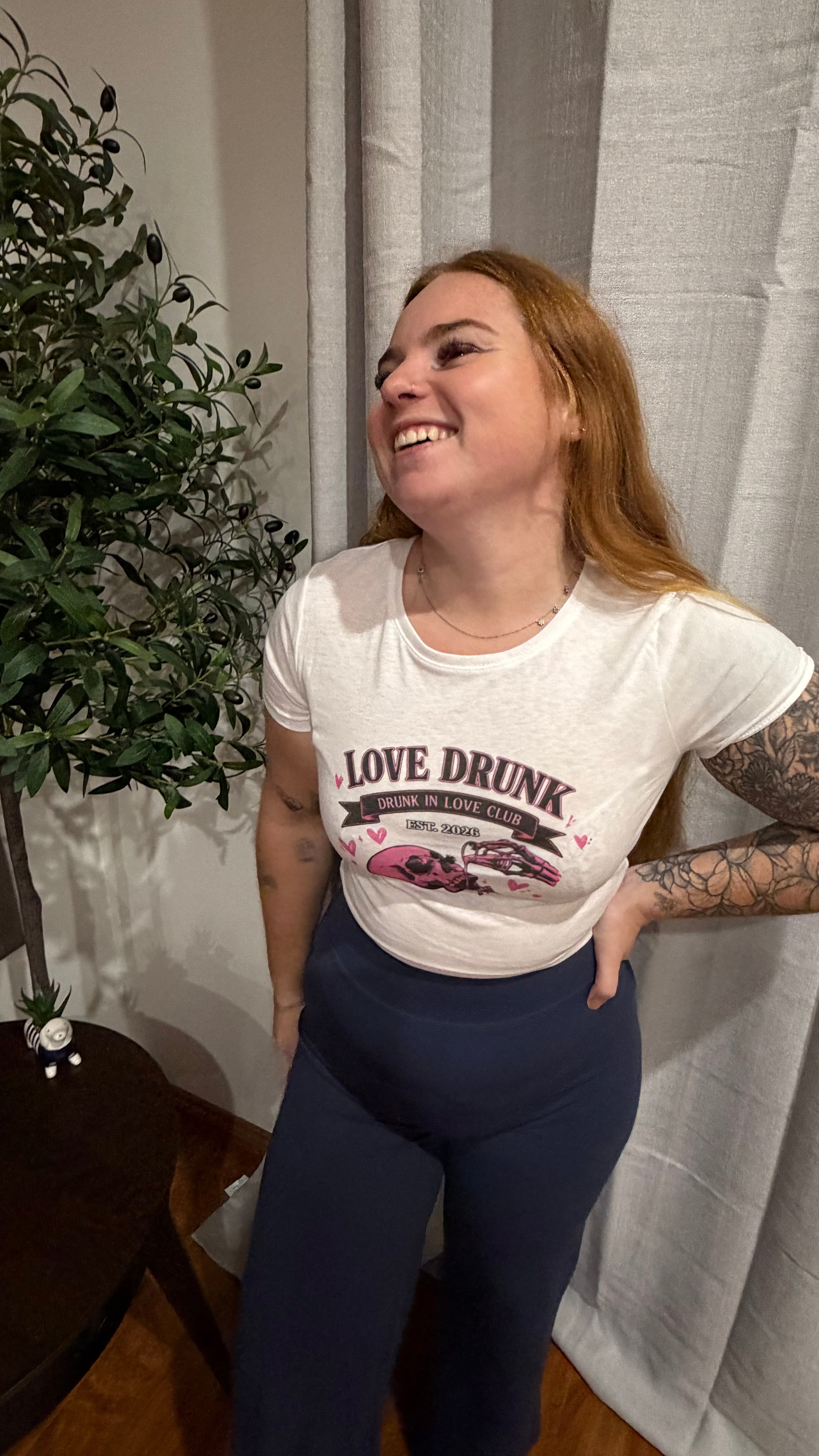 Love Drunk Baby Tee – That Girl Club Edition