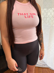 That Girl Life Women's Workout Shorts — High-Waist Active Biker Shorts