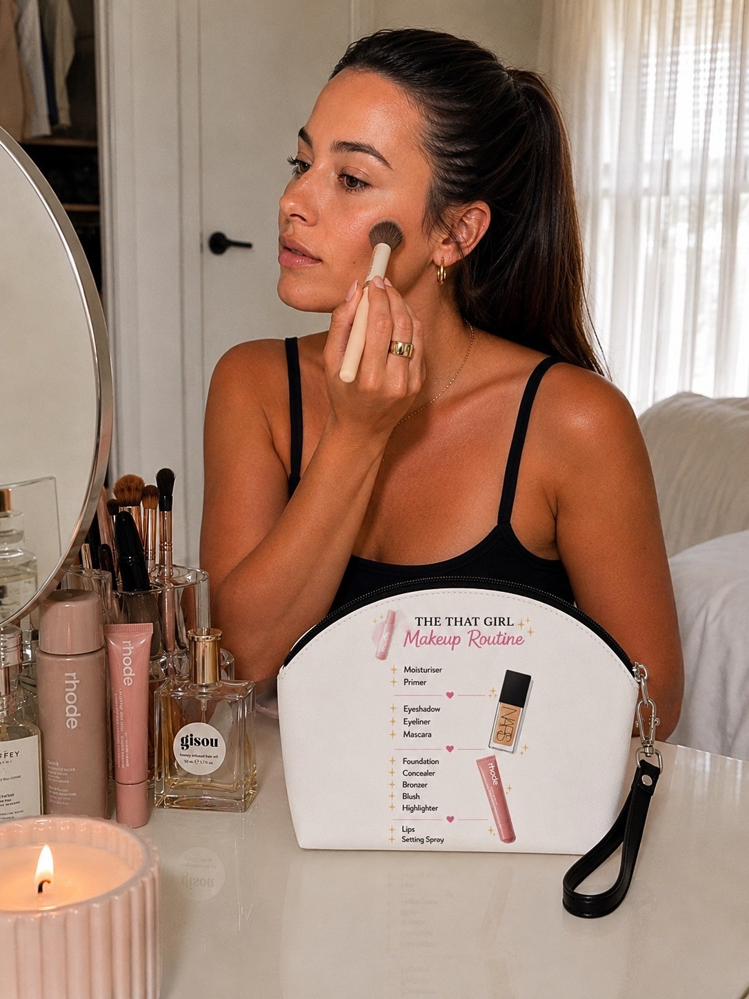 The That Girl Makeup Routine Cosmetic Bag