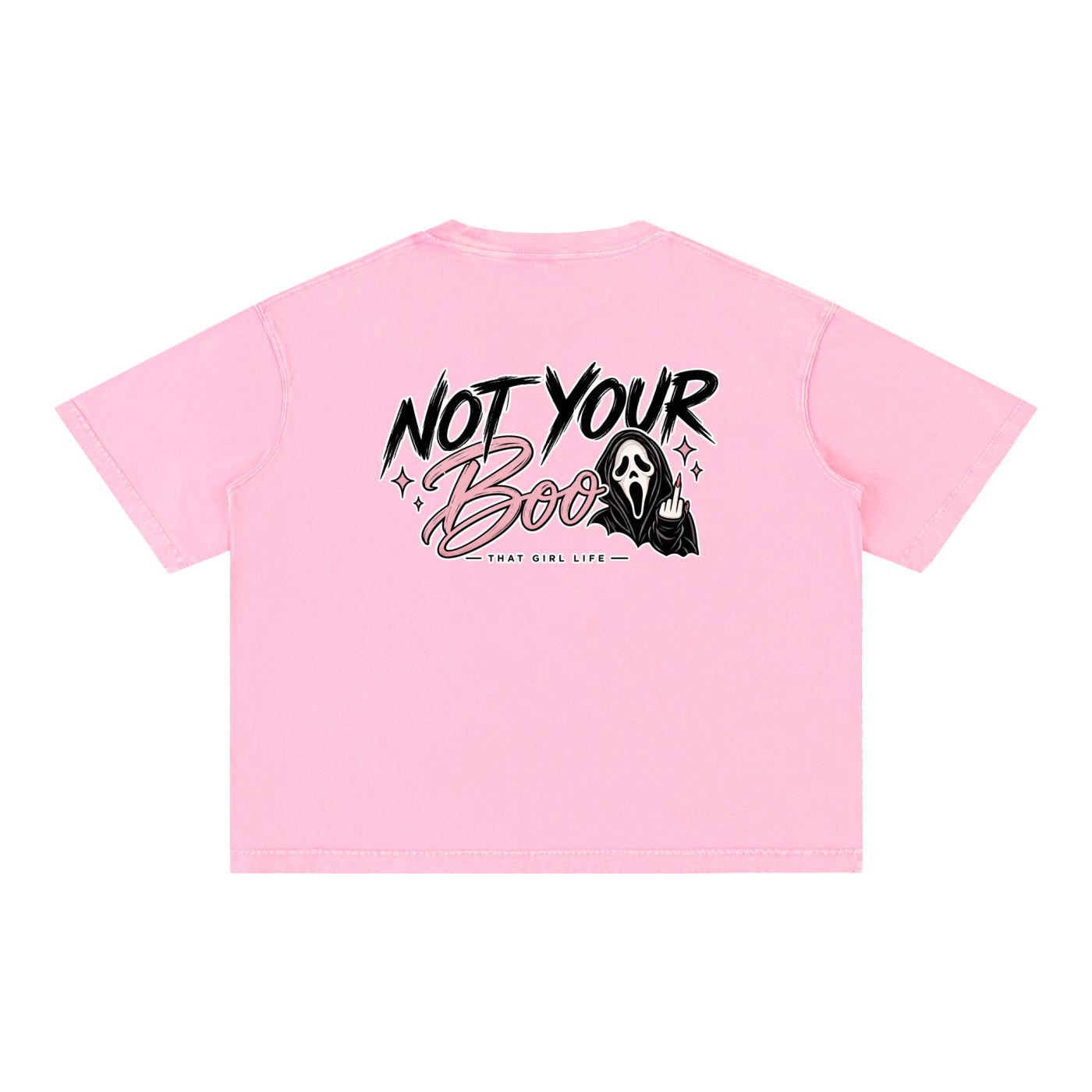 Not Your Boo Limited Edition Halloween Tee – Pink