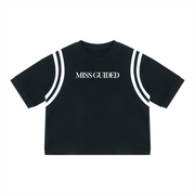 MISS GUIDED -  Block Waffle Boxy Tee