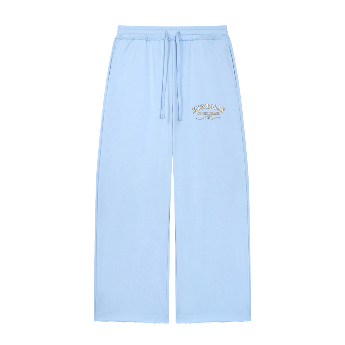 Mentally at the Beach-  Wide Leg Sweatpants