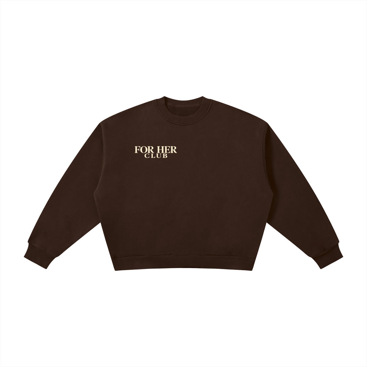 FOR HER CLUB - Oversized Sweatshirt