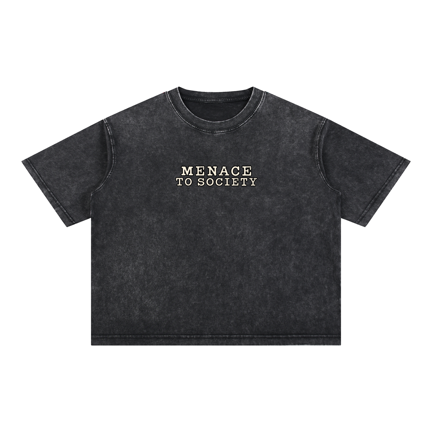 Menace To Society - Mineral Boxy Oversized Tee
