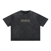 Menace To Society - Mineral Boxy Oversized Tee