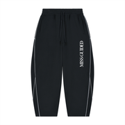MISS GUIDED -  Fleece Barrel Leg Sweatpants