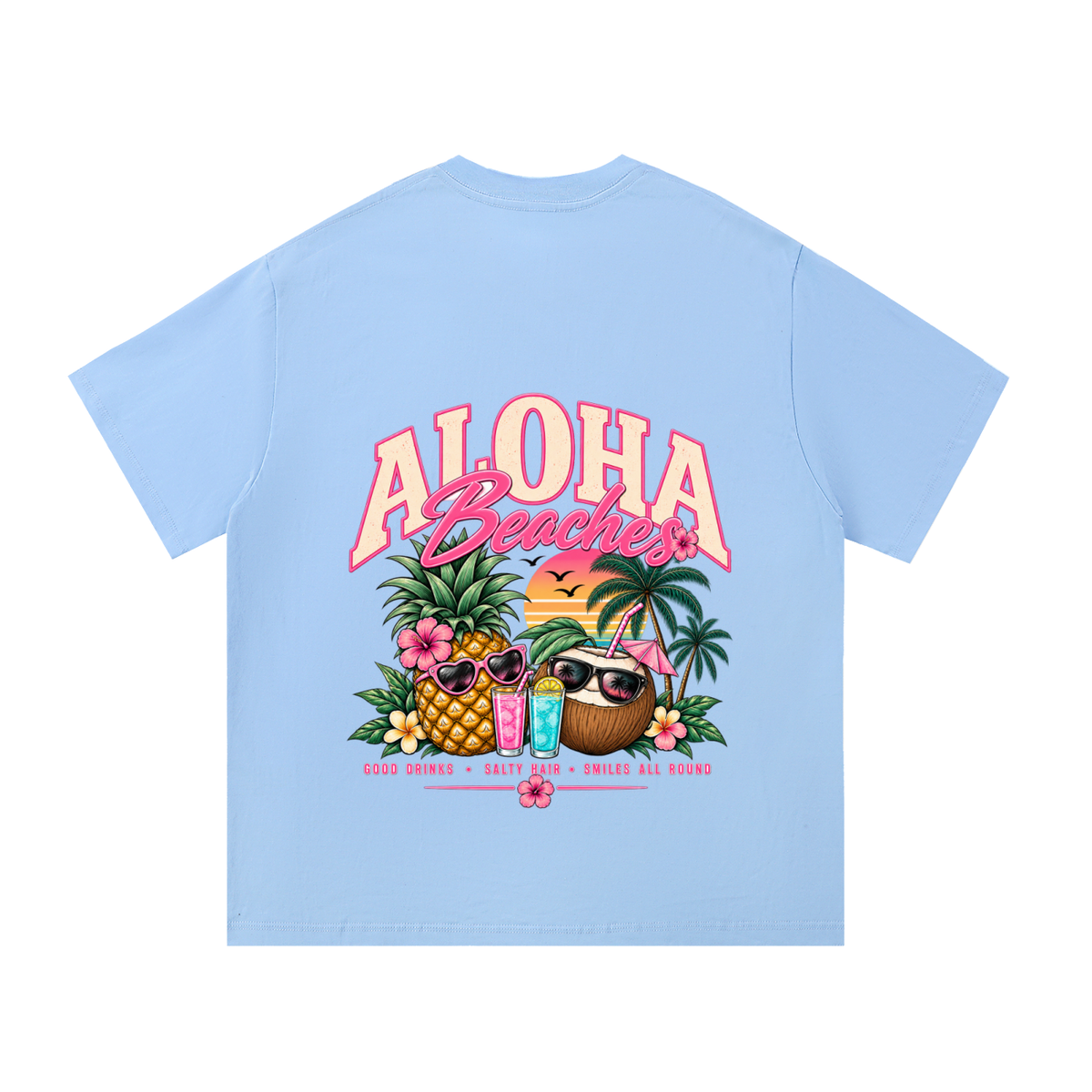 Aloha Beaches - Oversized  Tee